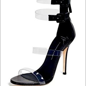 Black and Clear Giuseppe Zannotti Heels